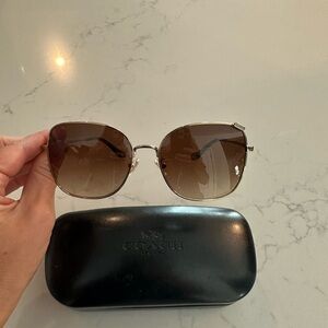 Coach Brown Gradient Sunglasses